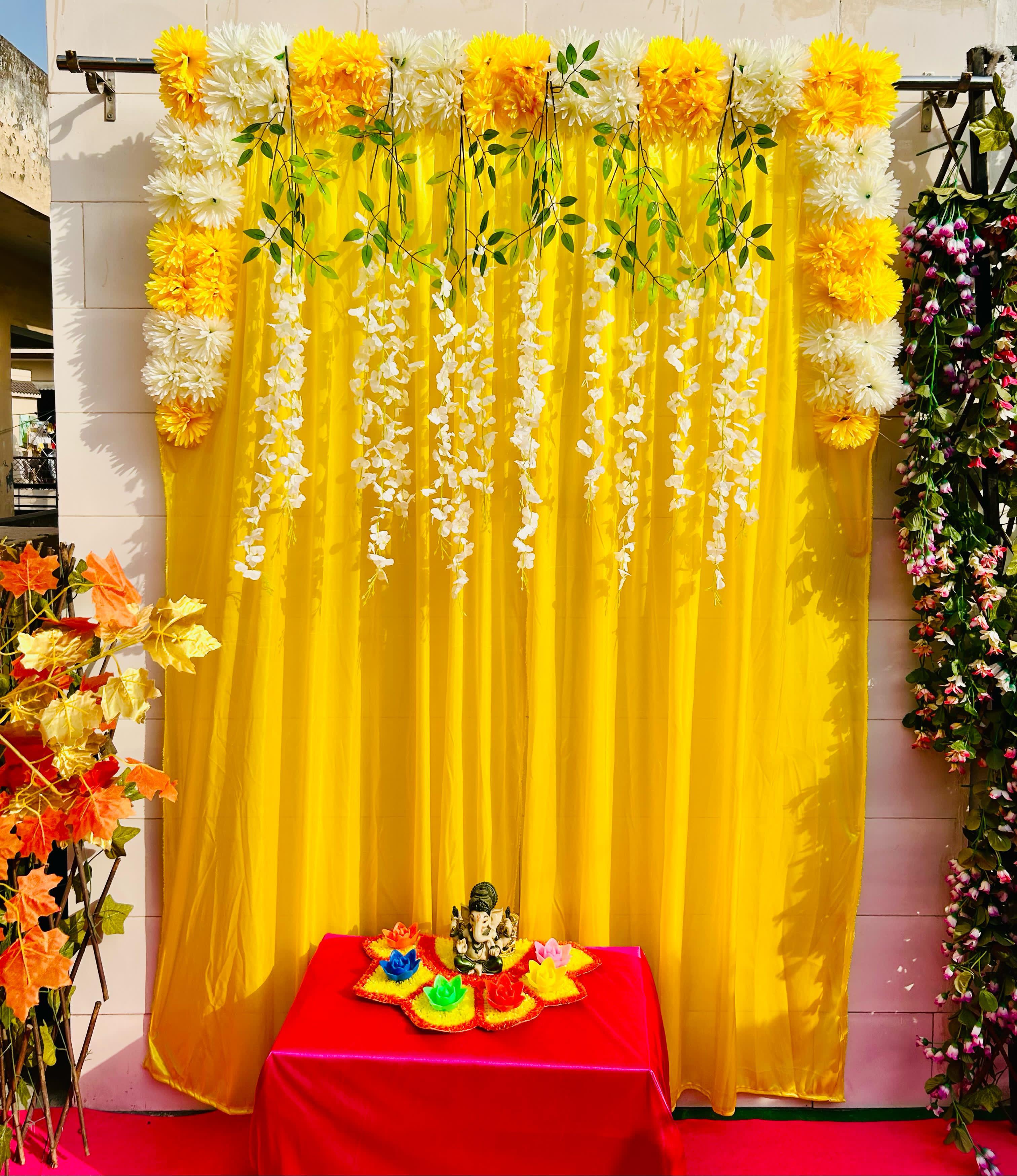 Craft Fusion Daisy Panel Backdrop Curtain